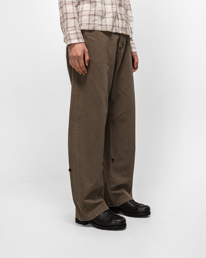 Twisted Cambia Denim Pant - Taupe