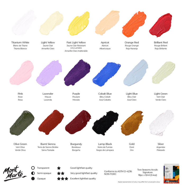 Two Seasons Acrylic Signature 18pc x 12ml