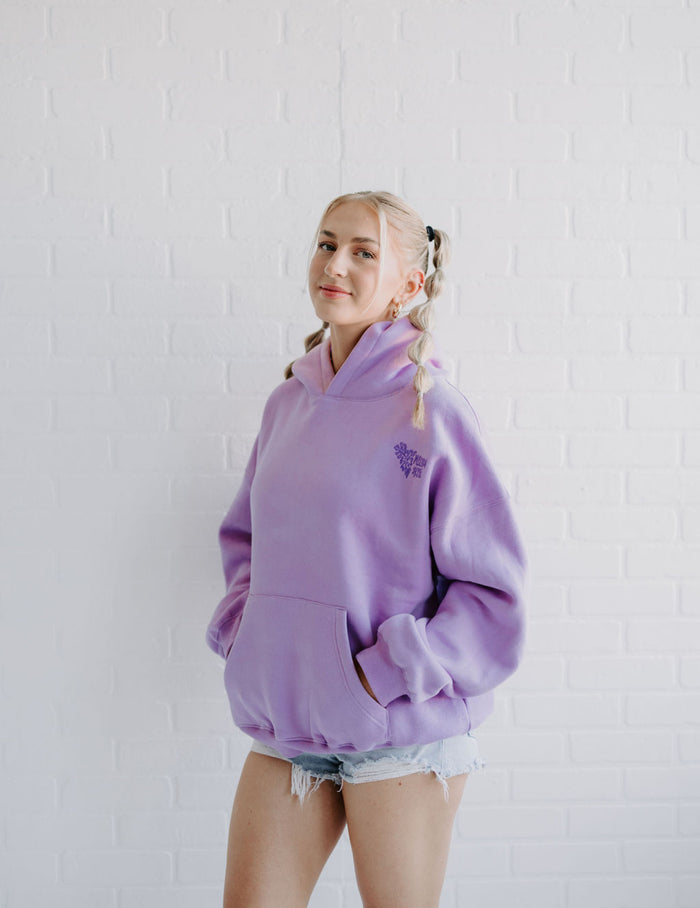 “Under the Palms” Hoodie - Purple