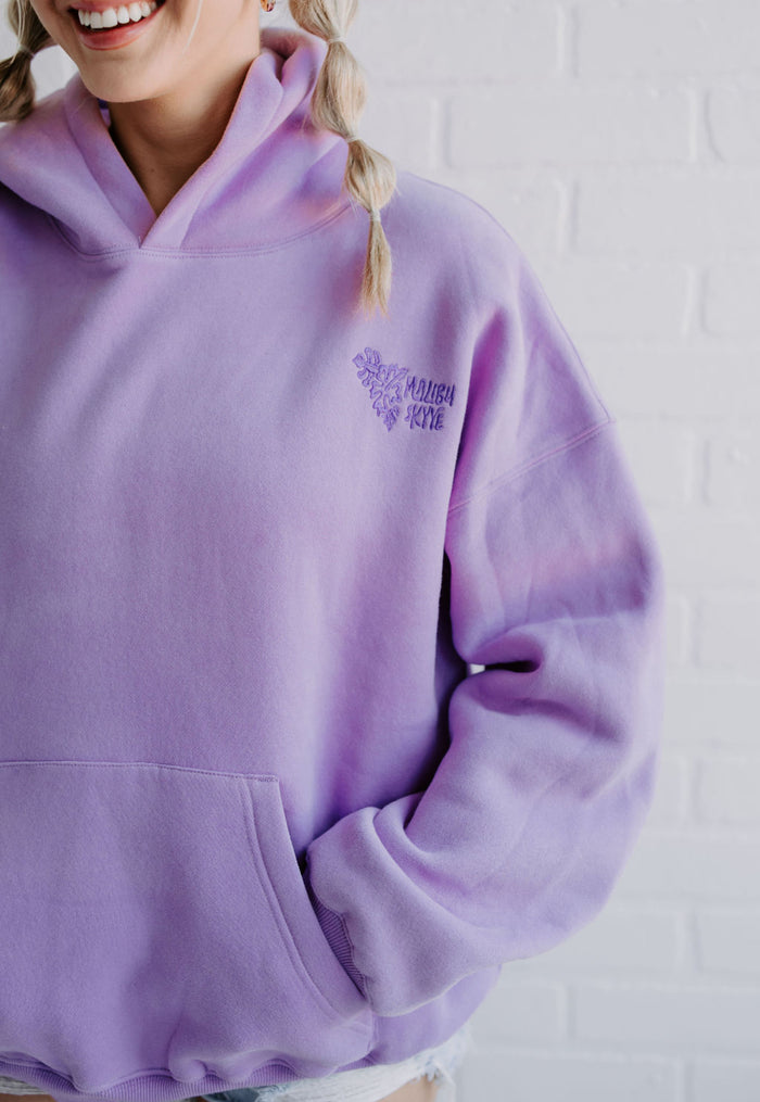 “Under the Palms” Hoodie - Purple