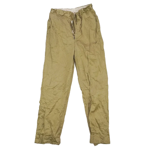 US Army 1970s Khaki Chino Trousers - 32x33, Medium - US Army Surplus - Dress Trousers
