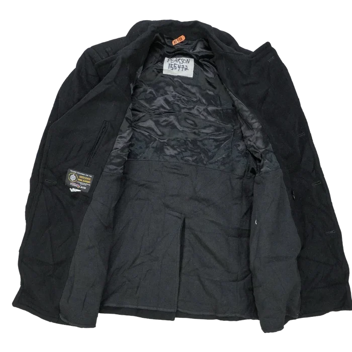 US Naval Academy Wool Pea Coat - 40R, Medium - US Navy Surplus - Great Coats