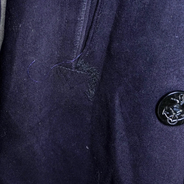 US Navy 1960s Wool Pea Coat - 38R, Small - US Navy Surplus - Great Coats