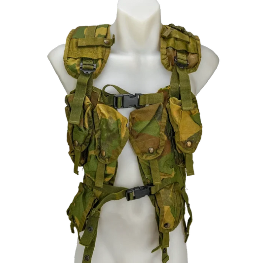 USGI 1st Gen Woodland Load Bearing Vest, Item 2 - Film Production Used - Combat Vests & Rigs