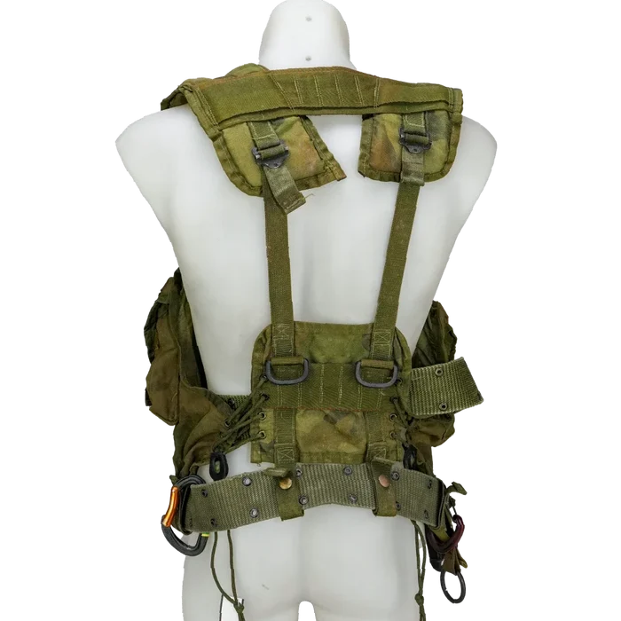 USGI 1st Gen Woodland Load Bearing Vest w/ Belt - Small - Film Production Used - Combat Vests & Rigs