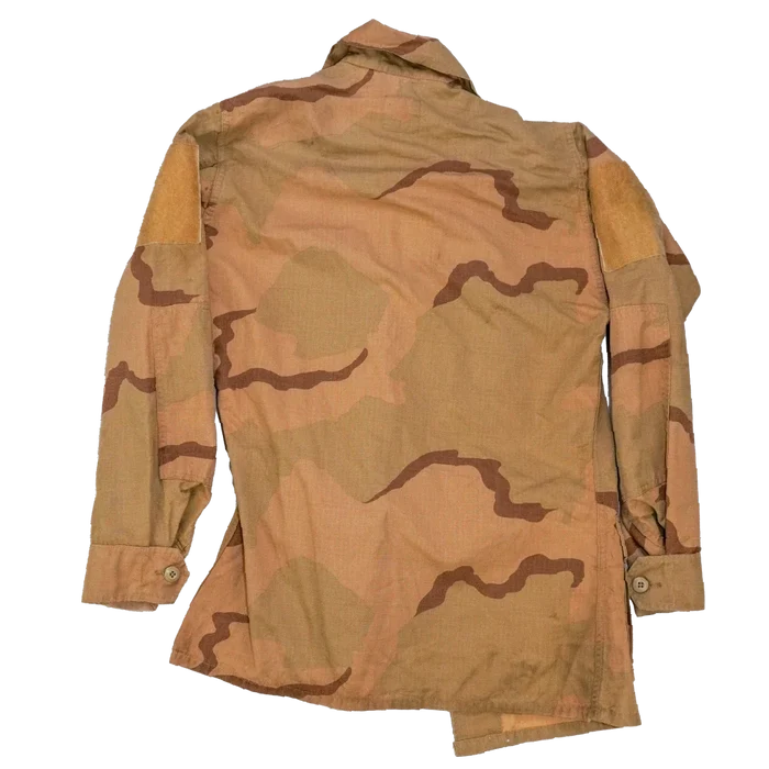USGI 3 Colour Desert Red Dyed BDU Shirt - Small Long - Film Production Used - Field Shirts