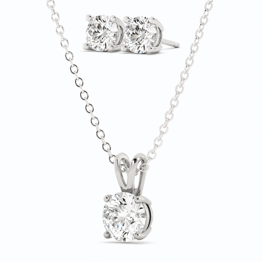 VossAgin Moissanite Jewelry Set