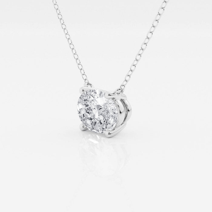 VossAgin Oval Lab Grown Diamond Pendant