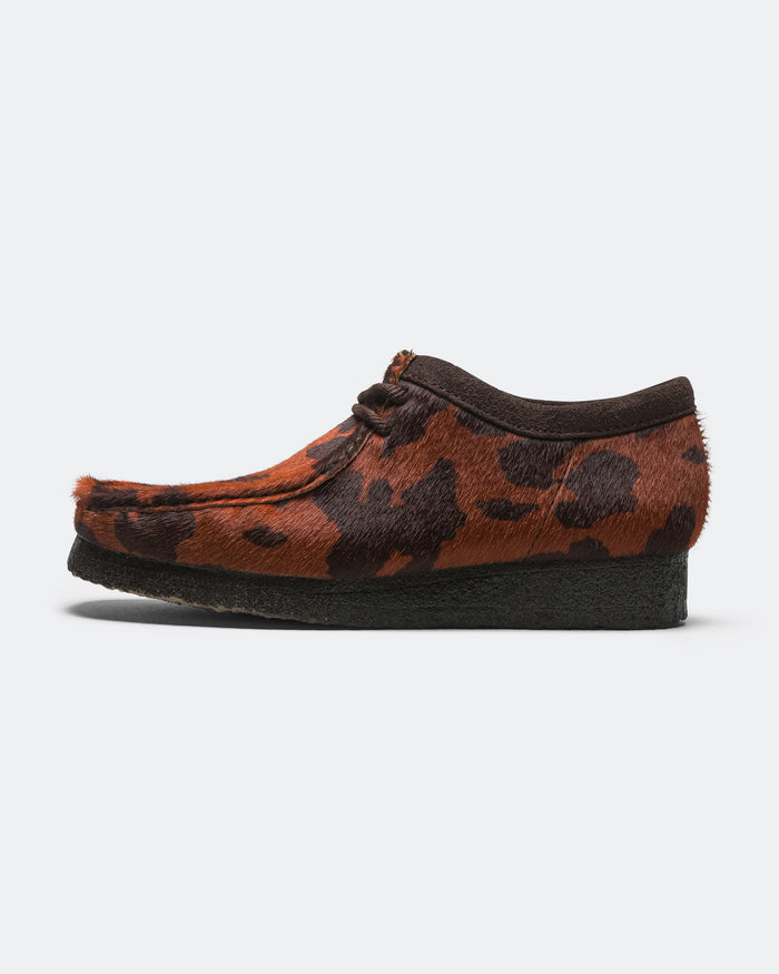 Wallabee - Brown Cow Print