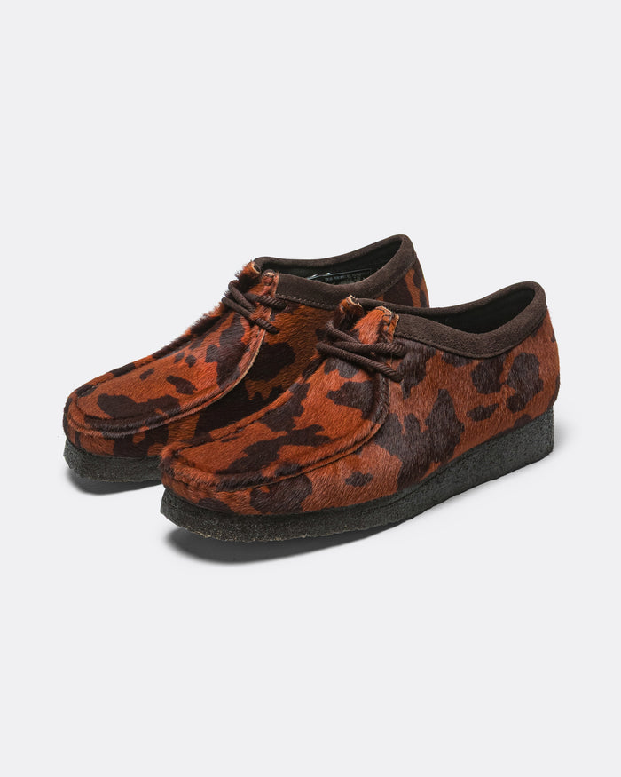 Wallabee - Brown Cow Print