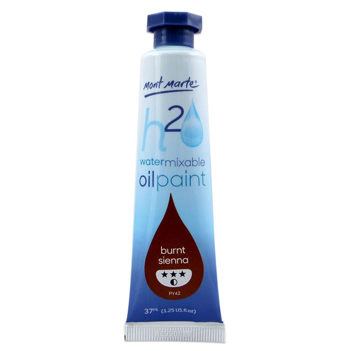 Water Mixable Oil Paint 37ml - Burnt Sienna