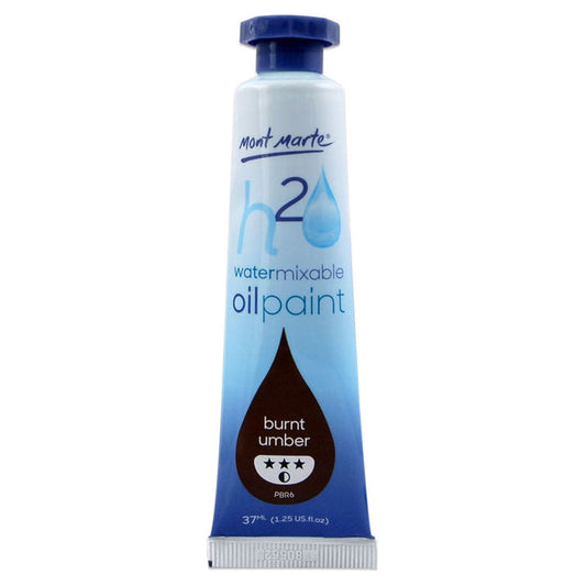 Water Mixable Oil Paint 37ml - Burnt Umber