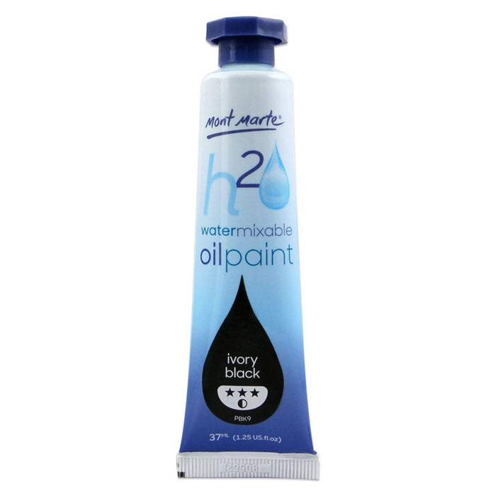 Water Mixable Oil Paint 37ml - Ivory Black