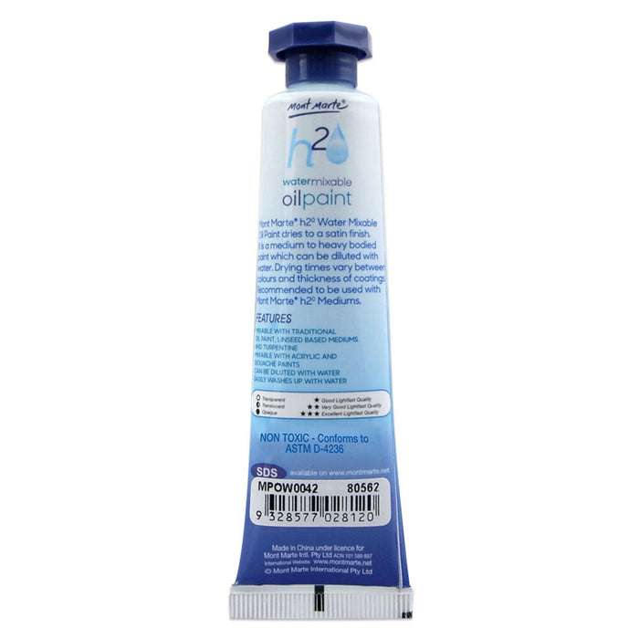 Water Mixable Oil Paint 37ml - Ivory Black