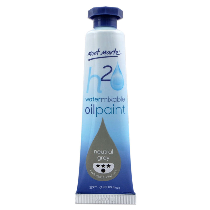 Water Mixable Oil Paint 37ml - Neutral Grey
