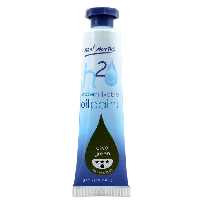 Water Mixable Oil Paint 37ml - Olive Green
