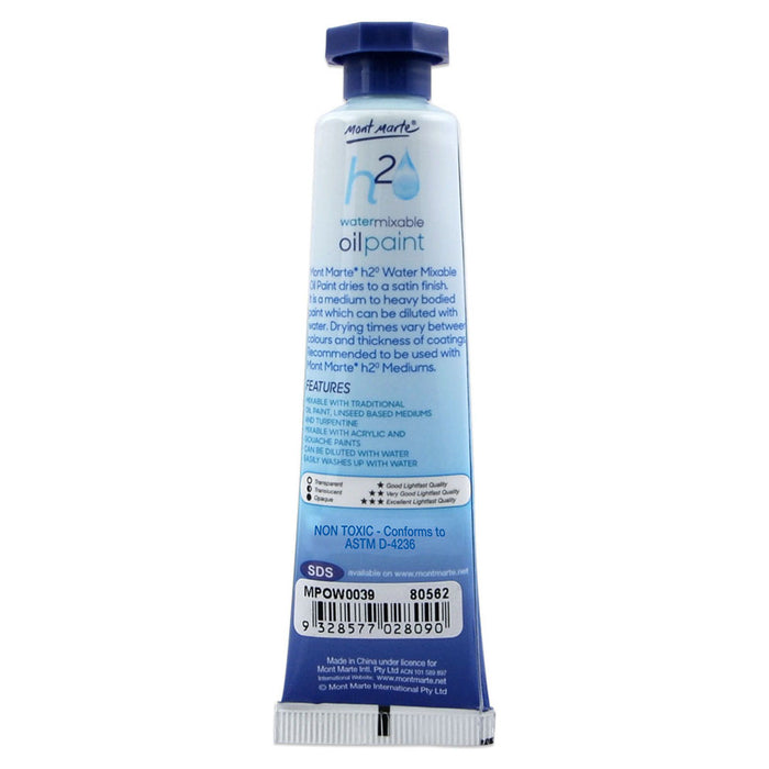 Water Mixable Oil Paint 37ml - Paynes Grey