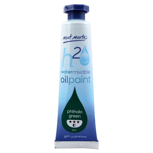Water Mixable Oil Paint 37ml - Phthalo Green