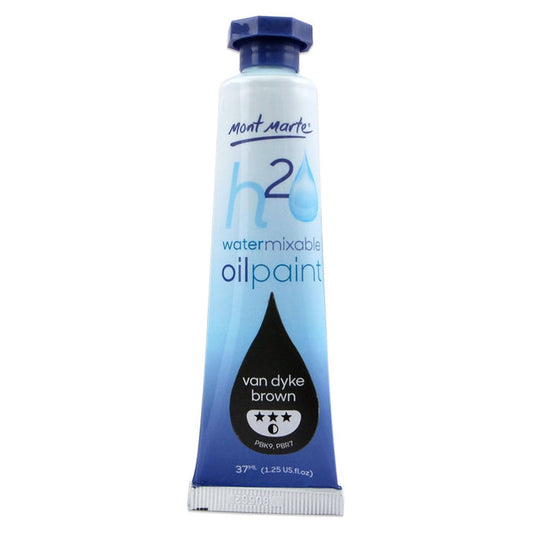 Water Mixable Oil Paint 37ml - Van Dyke Brown