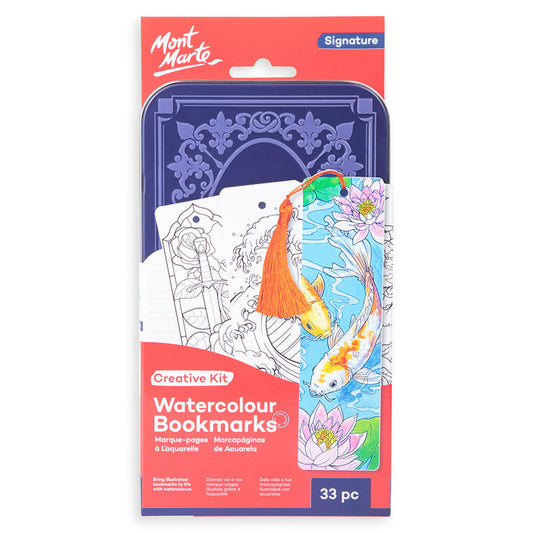 Watercolour Bookmark Set Signature 33pc
