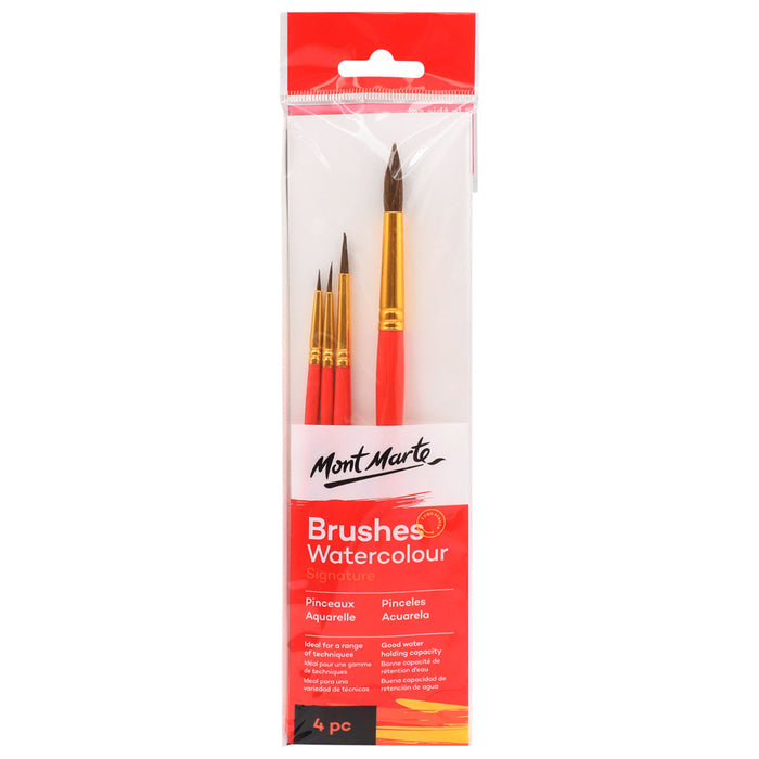 Watercolour Brushes Signature 4pc