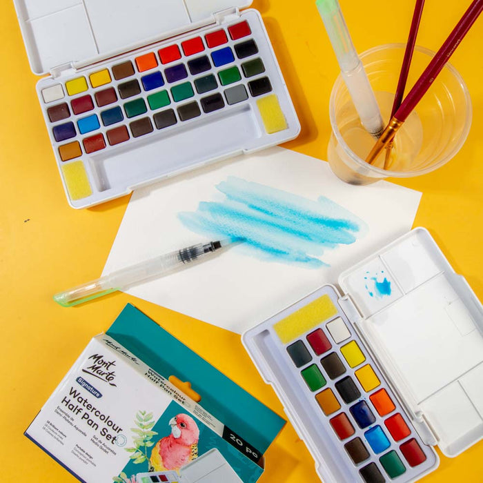 Watercolour Half Pan Set Signature 20pc