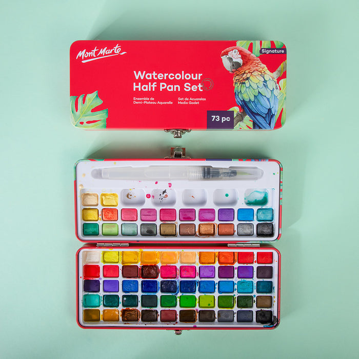 Watercolour Half Pan Set Signature 73pc