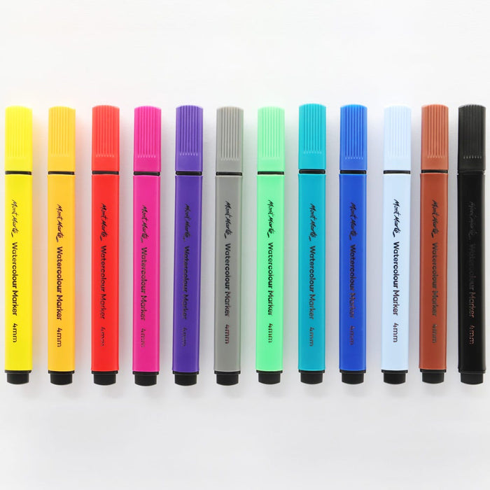 Watercolour Markers Tri Grip Signature 12pc