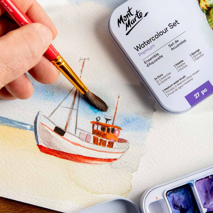 Watercolour Paint Set Premium 27pc