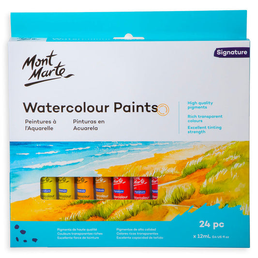 Watercolour Paint Set Signature 24pc x 12ml
