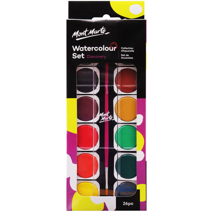 Watercolour Painting Set Discovery 26pc