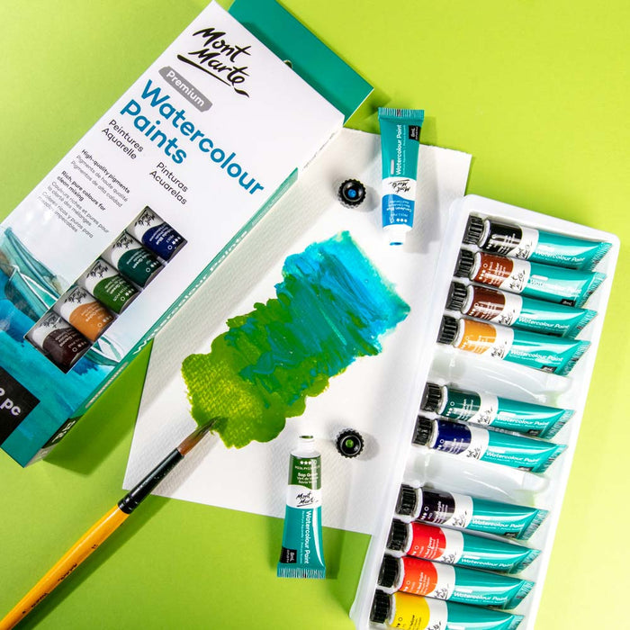 Watercolour Paints Premium 12pc x 8ml