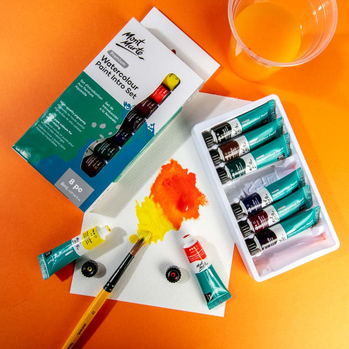 Watercolour Paints Premium Intro Set 8pc x 8ml