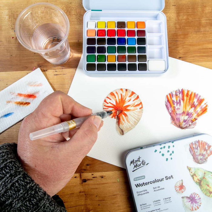 Watercolour Set in Tin 39pc