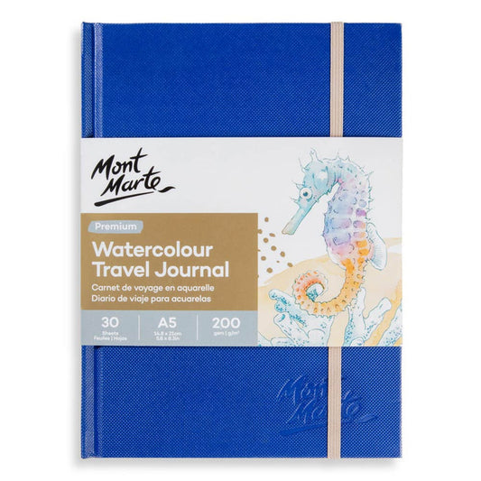Watercolour Travel Journal Premium A5 30 Sheets A5 200gsm