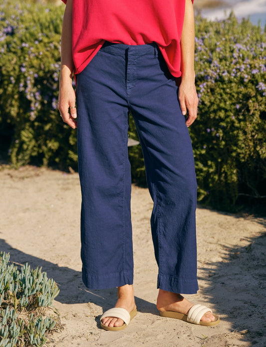 WEXFORD Summer Navy, Italian Performance Linen