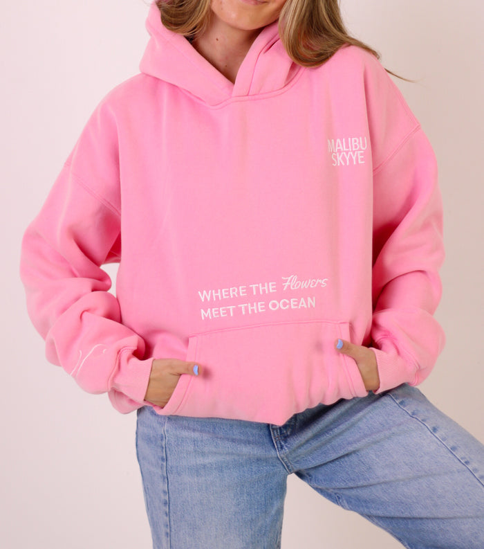 Where the Flowers Meet the Ocean (Bubblegum Pink)