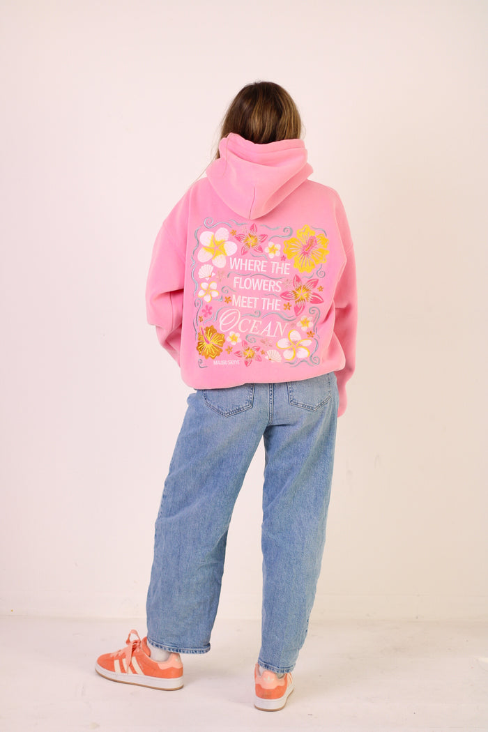 Where the Flowers Meet the Ocean (Bubblegum Pink)