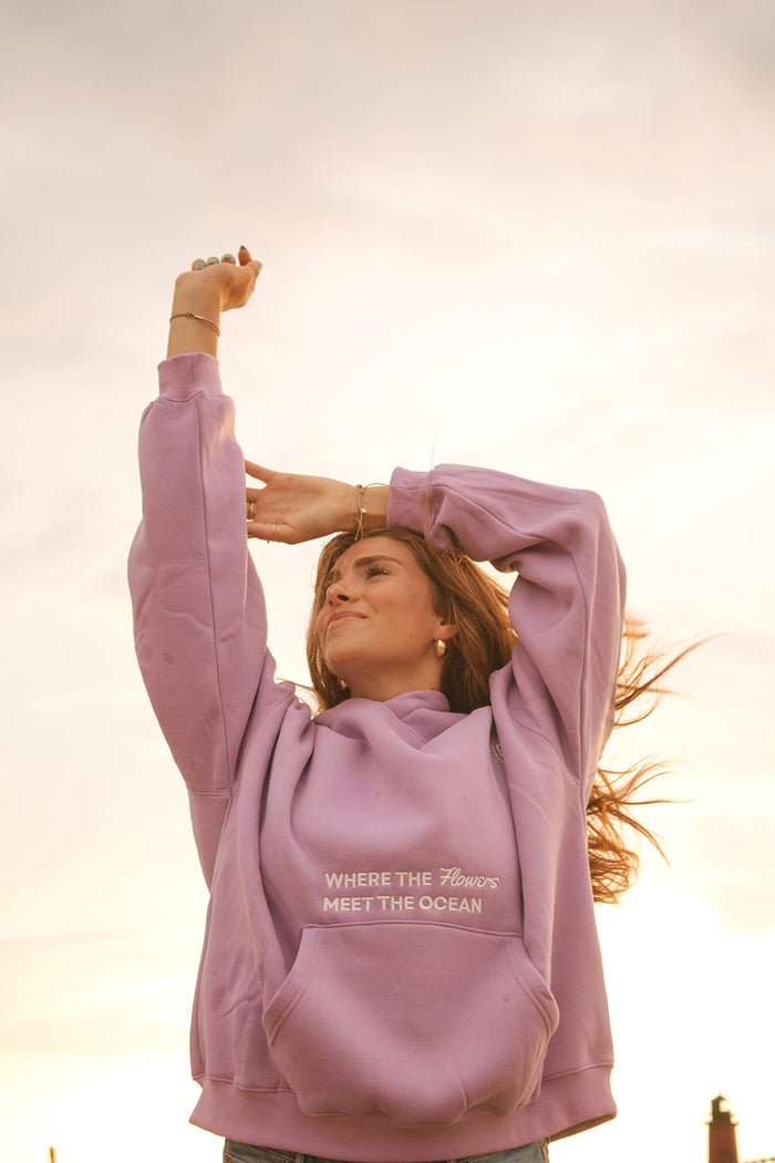 Where the Flowers Meet the Ocean (Violet)