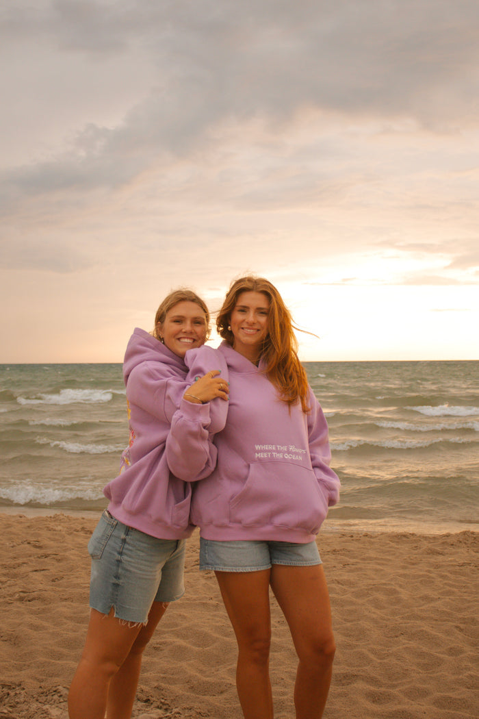 Where the Flowers Meet the Ocean (Violet)