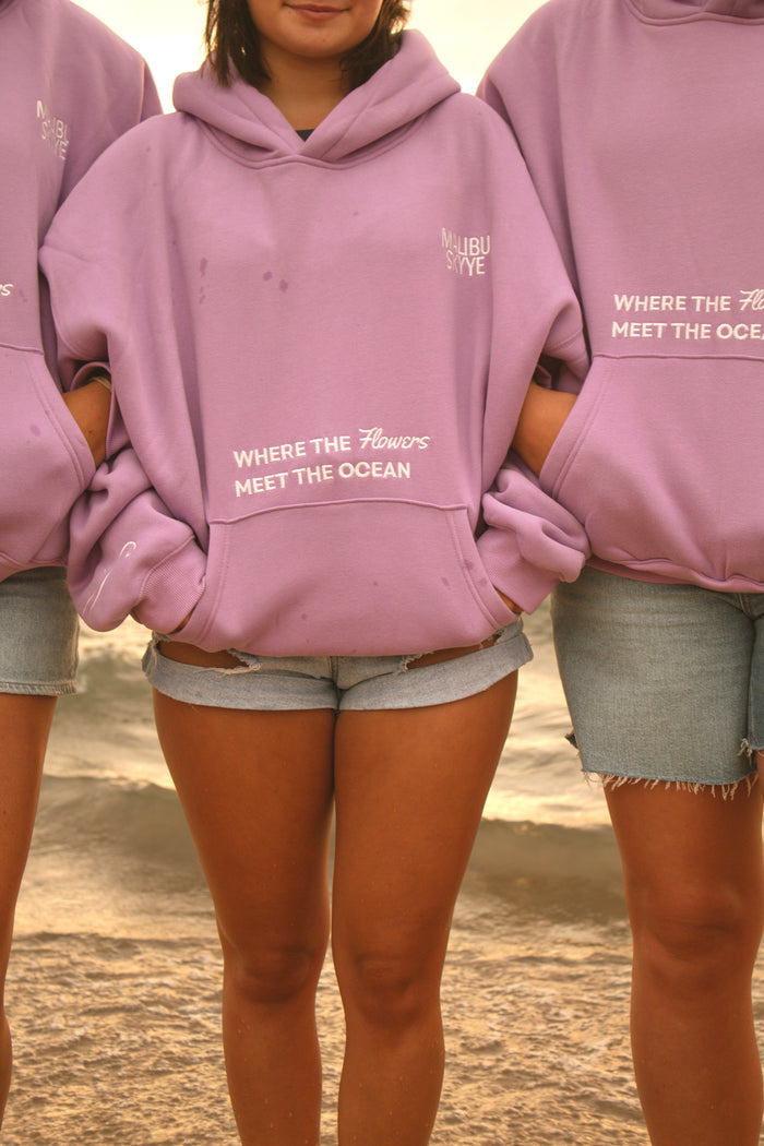 Where the Flowers Meet the Ocean (Violet)