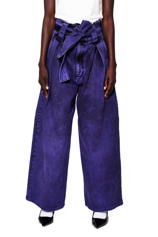 WIDE PURPLE JEANS