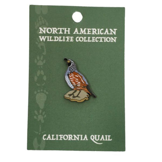 Wildlife Pin - California Quail