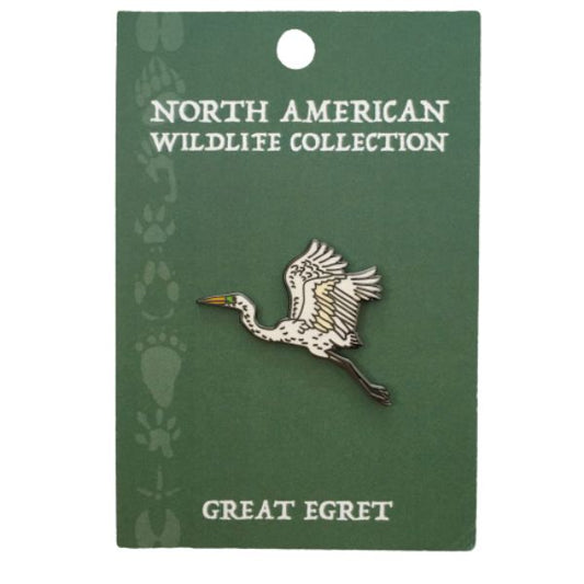 Wildlife Pin - Great Egret
