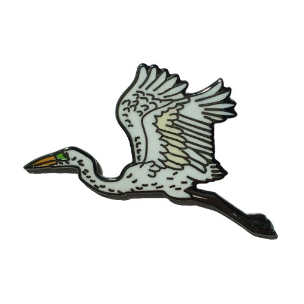 Wildlife Pin - Great Egret