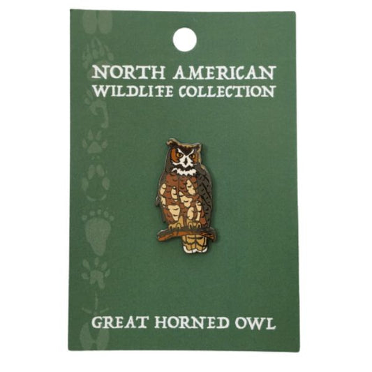 Wildlife Pin - Great Horned Owl