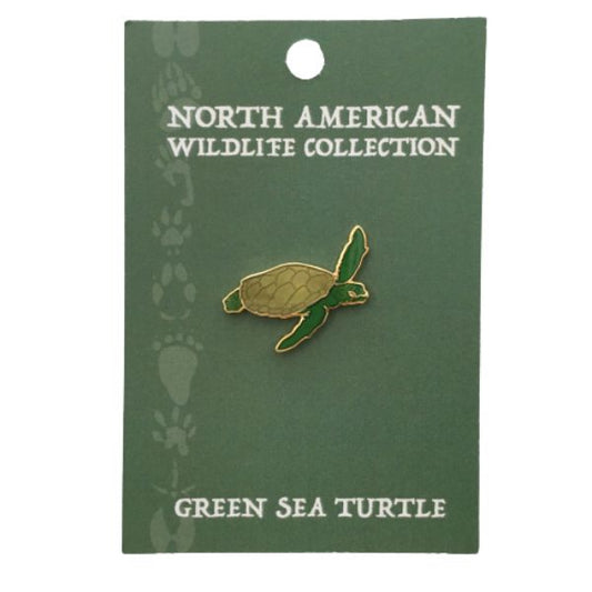 Wildlife Pin - Green Sea Turtle