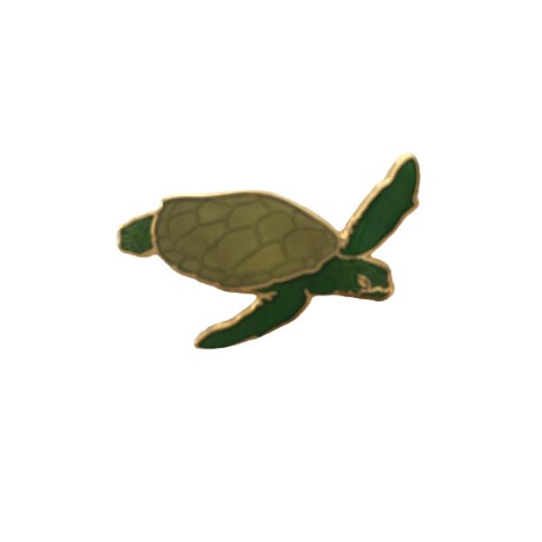 Wildlife Pin - Green Sea Turtle