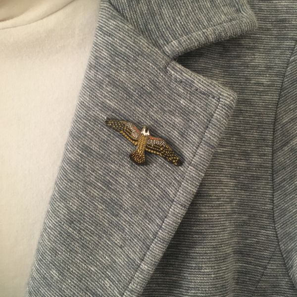 Wildlife Pin - Peregrine Falcon