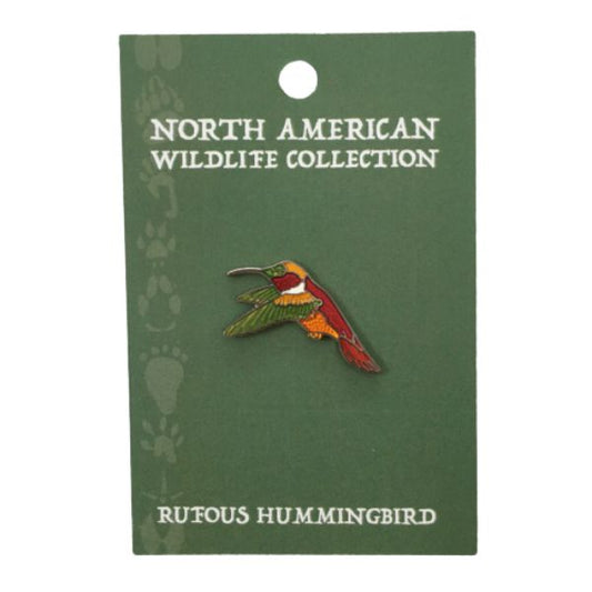 Wildlife Pin - Rufous Hummingbird